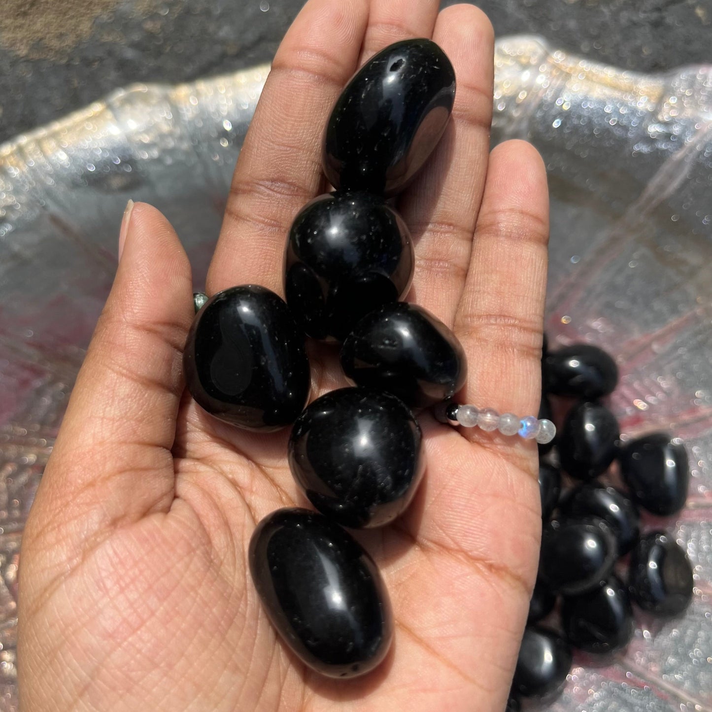 Black Obsidian (Tumbled)